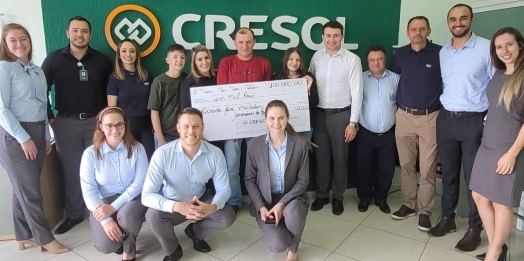 Cresol premia com R$ 100 mil cooperado de Serranópolis do Iguaçu