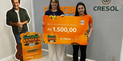 Cresol premia cooperadas em São Miguel do Iguaçu
