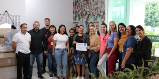 Curso de Escova - Modelagem dos Cabelos: Concluiu mais uma etapa do programa Qualifica Santa Helena