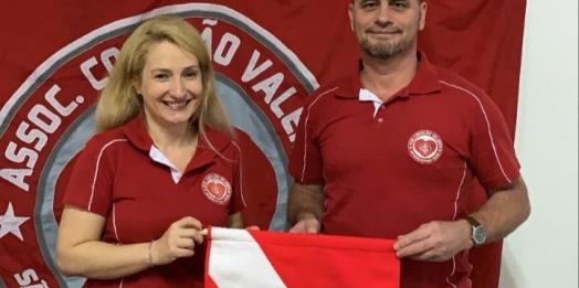 Daniela é a primeira mulher eleita presidente pela Associação dos Colorados Coração Valente de São Miguel