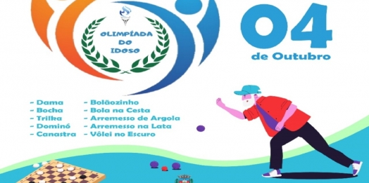 De 04 a 06 de outubro acontece a 1ª Olimpíada do Idoso de Medianeira
