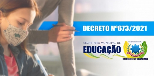 Decreto prioriza ensino presencial e regulamenta ensino remoto em São Miguel do Iguaçu
