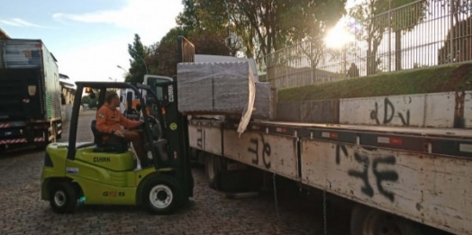 Defesa Civil Estadual envia 2,6 mil telhas para municípios atingidos pela chuva