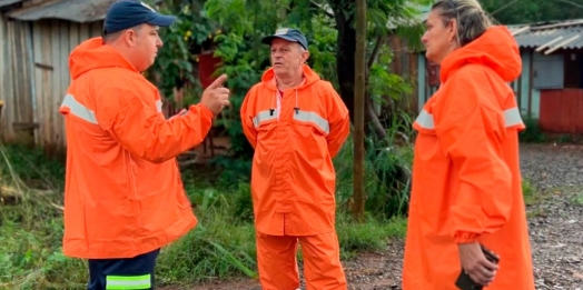 Defesa Civil de São Miguel do Iguaçu monitora nível dos rios e orienta famílias ribeirinhas