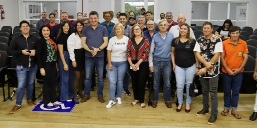 Deputado Sérgio Souza se reúne com lideranças do MDB em Santa Helena