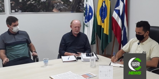 Deputado Vermelho visita Medianeira e tem encontro com o prefeito França