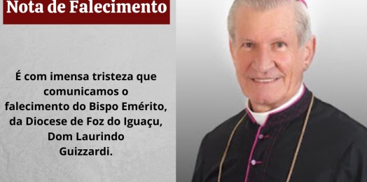 Diocese emite nota sobre morte de Dom Laurindo; Velório será na Catedral Nossa Senhora de Guadalupe
