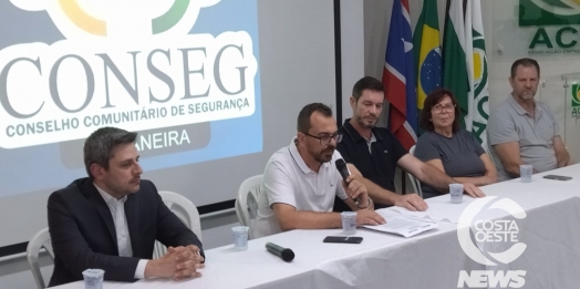 Dois assuntos dominaram a reunião do Conseg de Medianeira