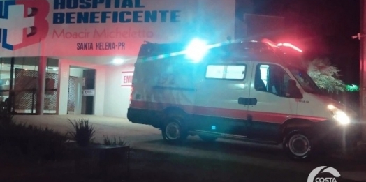 Dois homens são baleados durante a madrugada em Santa Helena; autor fugiu