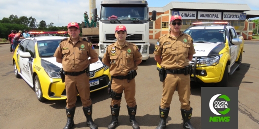 Droga apreendida pela PRE em Santa Helena totalizou cerca de 5 toneladas; munições também foram encontradas