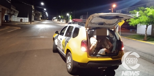 Dupla é presa ao estourar vidro e tentar furtar carro em São Miguel do Iguaçu