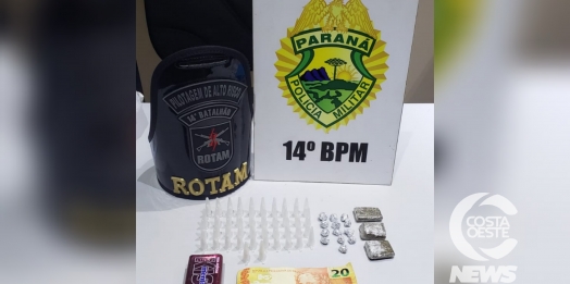 Dupla é presa por tráfico de drogas em Medianeira