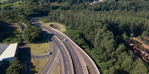 Ecocataratas realiza manutenção do pavimento, em Matelândia