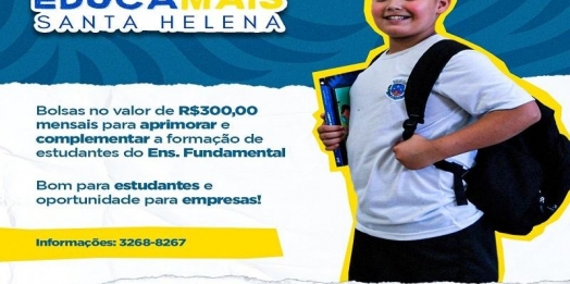 Educa Mais Santa Helena divulga primeiras empresas habilitadas no programa