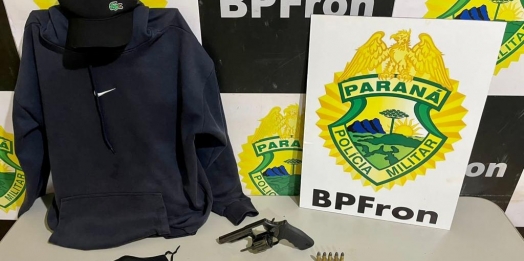 Em ação rápida, BPFRON prede suspeito de roubo a posto de combustível, em Guaíra