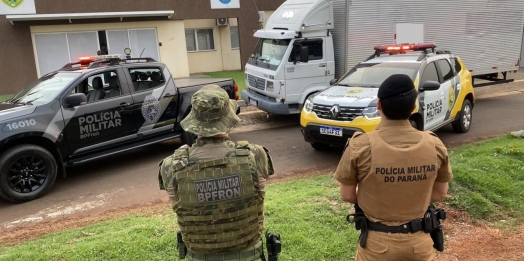 Em ação rápida, polícia prende assaltante e recupera caminhão em Santa Helena