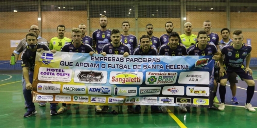 Em duelo quente, Santa Helena Futsal segura Guaíra e soma um ponto na Série Bronze