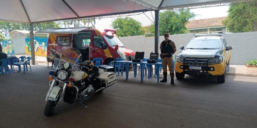 Em Missal, Policiais Rodoviários participam do evento Paraná em Ação