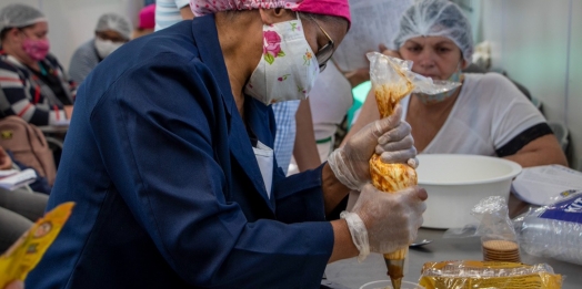 Encerrou na terça-feira (07) o curso de doces promovido pela Assistência Social em parceria o Senai