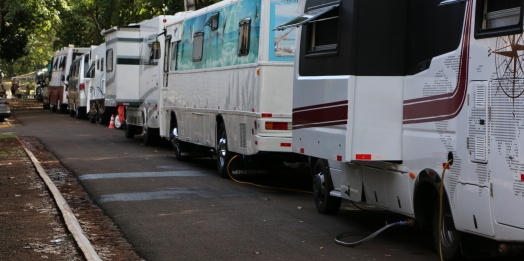 Encontro de motorhomes em Santa Helena movimentou comércio local