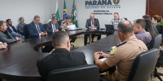 Encontros entre forças de segurança reforçam atuação integrada no Paraná