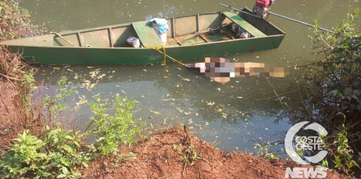 Entre Rios do Oeste: homem morto pela esposa e filho é encontrado no Rio São Francisco