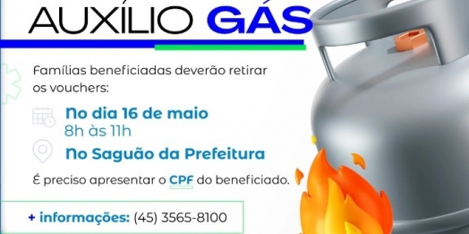 Entrega dos vouchers do programa ‘Auxílio Gás’ aos beneficiários que não retiraram será nesta sexta (16)
