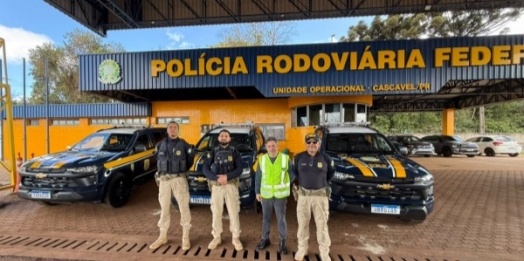 EPR Iguaçu antecipa entrega de três novas viaturas à PRF em Cascavel e Foz do Iguaçu