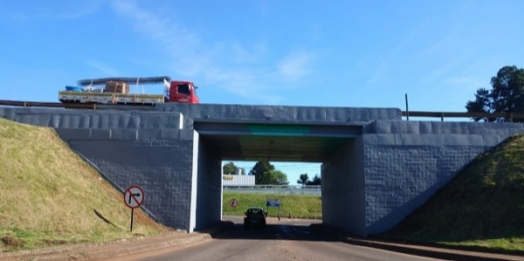 EPR Iguaçu programa intervenção no tráfego para revitalização de Viaduto, no perímetro urbano de Cascavel
