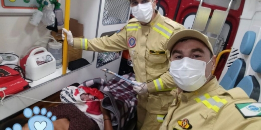 Equipe do Corpo de Bombeiros realiza atendimento de parto em São Miguel do Iguaçu