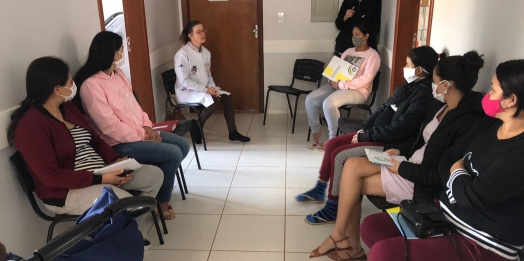 Equipe Multiprofissional de Medianeira iniciou as atividades com o Grupo de Gestantes do Itaipu