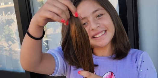 Estudante de 11 anos doa cabelo para crianças com câncer em gesto de solidariedade em São Miguel do Iguaçu