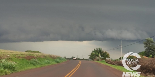 Estufa de hortaliças fica destruída após temporal em São Miguel do Iguaçu; veja o vídeo