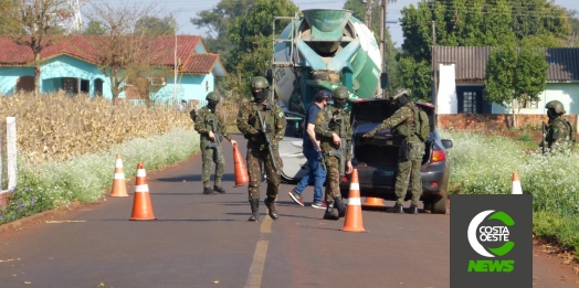 Exército Brasileiro atua no combate à crimes transfronteiriços em Santa Helena