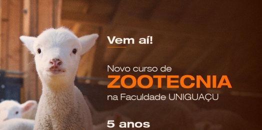 Faculdade UNIGUAÇU anuncia abertura de nova graduação presencial em Zootecnia