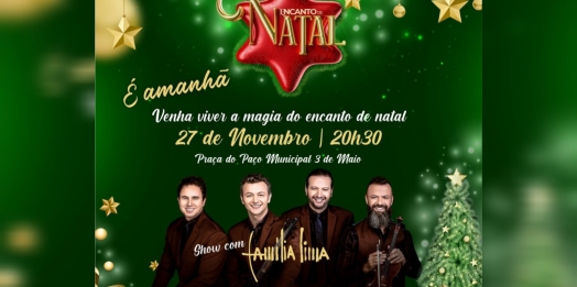 Família Lima é a grande atração da abertura do Encanto de Natal neste domingo em Santa Terezinha de Itaipu