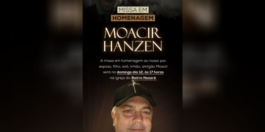 Familiares convidam para Missa de Homenagem a Moacir Hanzen