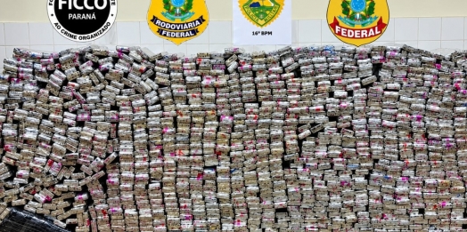 FICCO apreende mais de uma tonelada de maconha em caminhão na BR-277