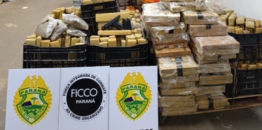 FICCO/PR prende indivíduo com mais de 833 quilos de maconha em Medianeira