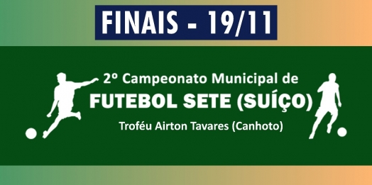 Finais do Municipal de Futebol Sete serão realizadas no dia 19 de novembro