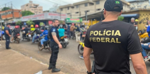 Força tarefa realiza operação de fiscalização de motos na aduana da Ponte da Amizade