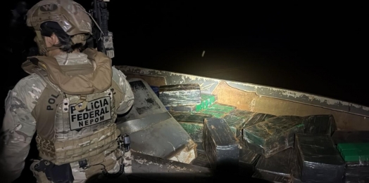 Forças policiais apreendem quase uma tonelada de droga em Santa Helena