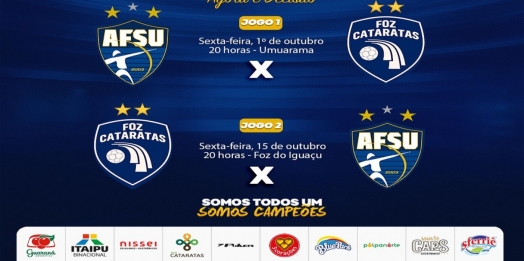 Foz Cataratas Futsal faz seu primeiro jogo pelas quartas de final nesta sexta