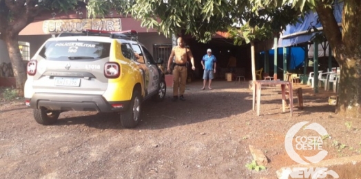 Furto é registrado em bar no interior de Santa Helena e PM é acionada