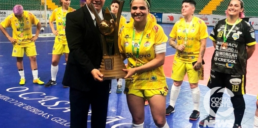 Futsal feminino conquista inédito 3º lugar no Campeonato Paranaense Série Prata