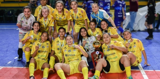 Futsal feminino de São Miguel é campeão da 3ª etapa do Circuito Regional