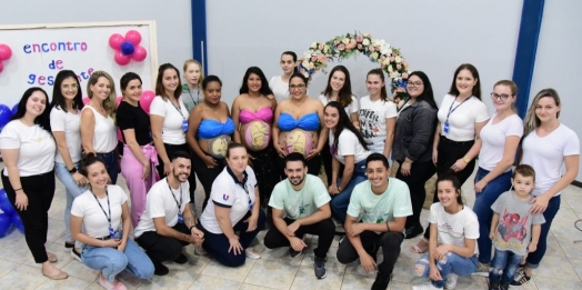 Gestantes de São Miguel do Iguaçu participam do projeto ‘Renascer’ com estudantes de Enfermagem