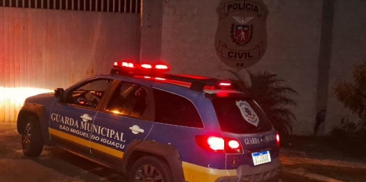 GM de São Miguel do Iguaçu, prende homem após agredir mulher em via pública