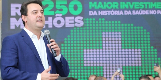 Governador Ratinho Junior assina repasse de R$ 250 milhões para áreas da saúde nos 399 municípios do Paraná