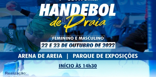 Governo de São Miguel do Iguaçu e Liga de Esportes vão realizar a 1ª Copa SMI de Handebol de Praia no fim de semana